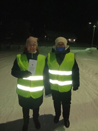 Народные дружинники вышли в рейд..